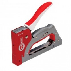 Скорозабивной пистолет механический стальной корпус 3-в-1 под скобу, гвоздь Intertool RT-0104