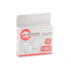 Скобы для степлера 10 мм 11,3x0,70 мм Intertool RT-0110 1000 шт