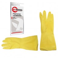 Перчатки рабочие латексные 8/М Intertool SP-0017