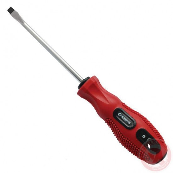 Отвертка шлицевая SL6 125 мм Intertool VT-3114 Отвертка шлицевая SL6 125 мм Intertool VT-3114