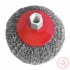 Щетка конусная для УШМ 125мм М14 (витая проволока) Intertool BT-5125