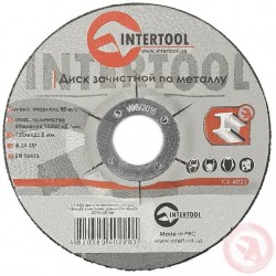 Круг зачистной по металлу 150 6х22.2 мм Intertool CT-4022 Круг зачистной по металлу 150 6х22.2 мм Intertool CT-4022