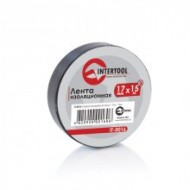 Изолента ПВХ черная 0.15х17 мм 15 м Intertool (Интертул) IT-0016