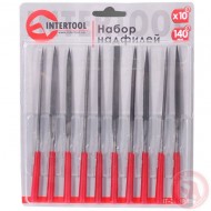 Набор алмазных надфилей 10шт 140 мм Intertool НТ-3708