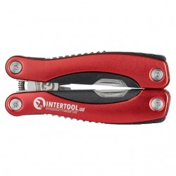 Мультиинструмент 160 мм 12-в-1 с чехлом Intertool HT-0541