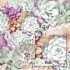 Виниловые обои на флизелиновой основе Vinil Lanita Мая декор пудрово-бежевый 1.06х10.05 м ЭШТ7-1201