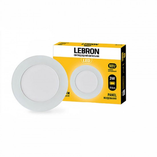 Cветодиодный точечный LED светильник LEBRON 3W 13-14-03 (12-10-03)