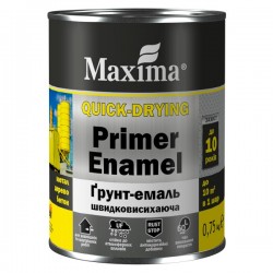 Грунт-эмаль антикоррозийная универсальная Maxima быстросохнущая красная 0.75 кг