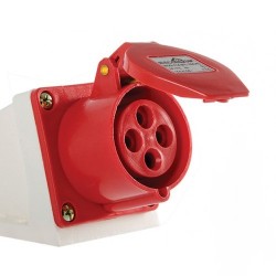 Гнездо стационарное ГО ECO-115 16А/5 3P+N+PE 04-07-47(62-66-82)