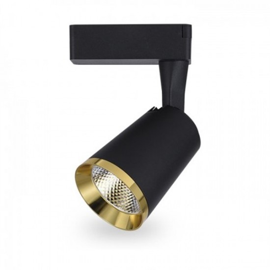 Светодиодный светильник Feron для трековой системы AL111 10W черный-золото 6311