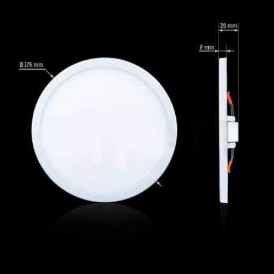 Светильник светодиодный накладной круглый белый  Biom SF-R18 W 18 Вт 5000 К