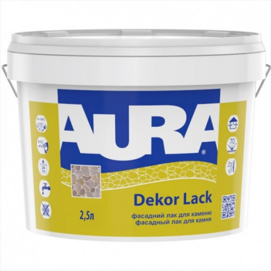 Акриловый лак фасадный AURA Dekor Lack 20 2.5л