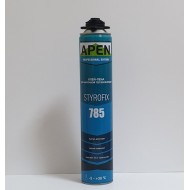 Пена-клей для теплоизоляции под пистолет Apen Styrofix 785 (750 мл)