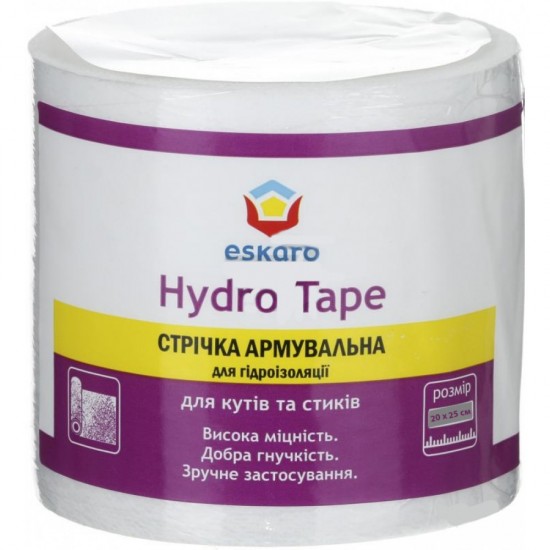 Гидроизоляционная лента армирующая Eskaro Hydro Tape 20смх25м