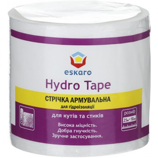 Гидроизоляционная лента армирующая Eskaro Hydro Tape 10смх25м