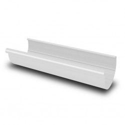 Желоб водосточный 3 м RAINWAY d 130 белый
