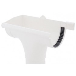 Ливнеприемник проходной RAINWAY d 130 белый