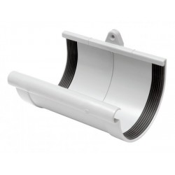 Муфта желоба RAINWAY d 90 белая Муфта желоба RAINWAY d 90 белая