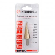 Сверло по металлу 4-20 мм ступенчатое Intertool SD-5820