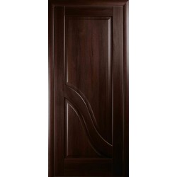 Двери Амата (Маэстра) ПВХ DeLuxe Глухое Каштан