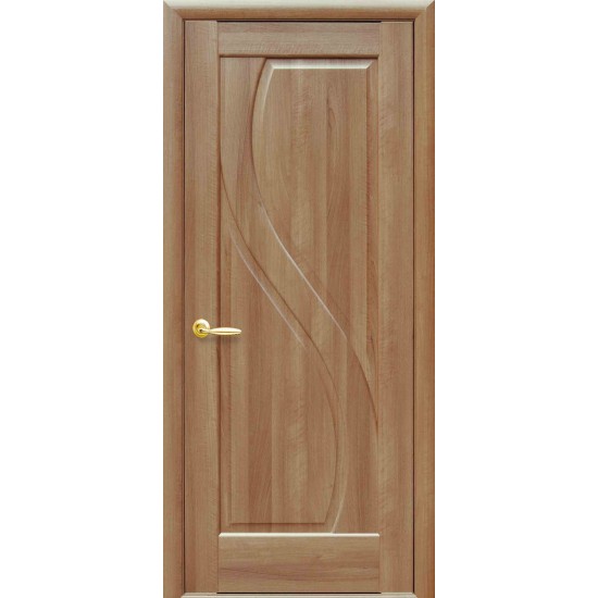 Двери Прима (Маэстра) ПВХ DeLuxe Глухое Золотая ольха