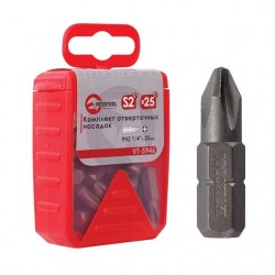Бита PH2 25 мм Intertool VT-5946