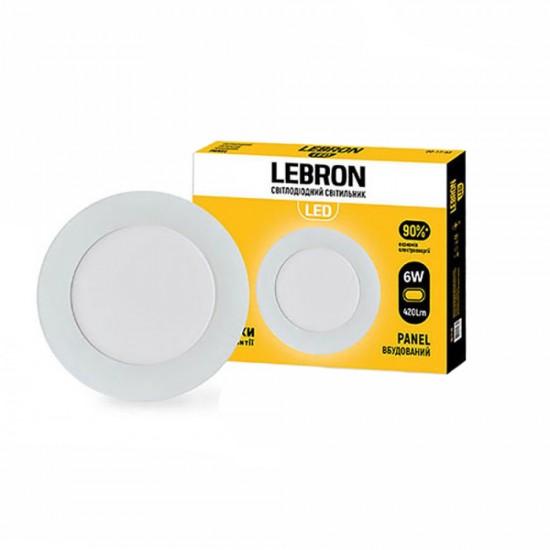 Cветодиодный точечный LED светильник LEBRON 6W 12-10-06