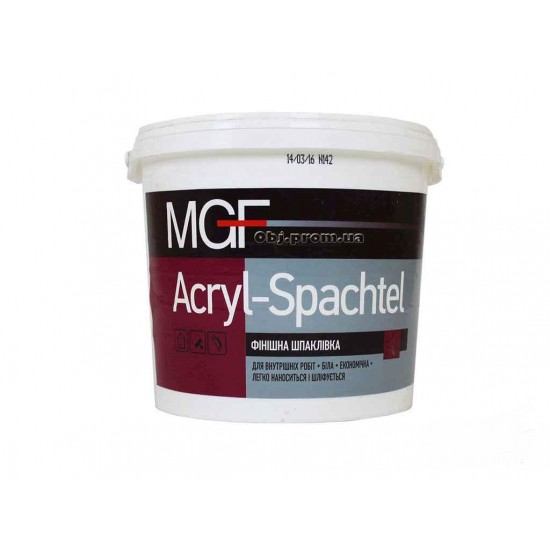 Шпатлевка MGF Acryl Spachtel 17 кг
