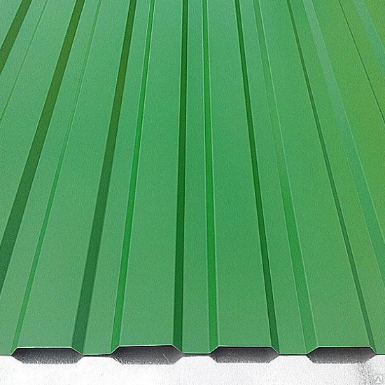 Профнастил ПС 10 Зеленый 6005 2,0 х 1,20 х 0,4 мм