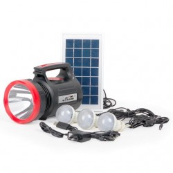 Фонарь аккумуляторный 1LED 5W + 22 SMD INTERTOOL LB-0104