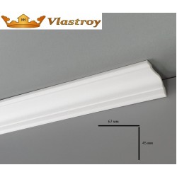 Плинтус потолочный LUX 2м Е-35