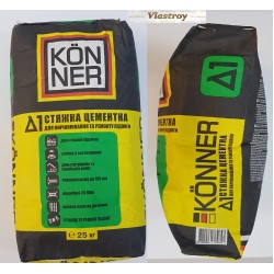 Стяжка цементная для пола Konner (Кеннер) Delta-1 до 100 мм 25 кг