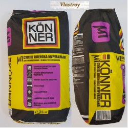 Клей для газоблока, пенобетона Konner Mu-1 (Кеннер) 25 кг