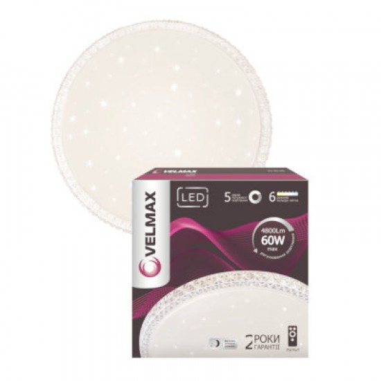 SMART светильник LED потолочный c пультом VELMAX V-CL-Galaxy 70W 500х80мм 3000K-6500K 23-42-61