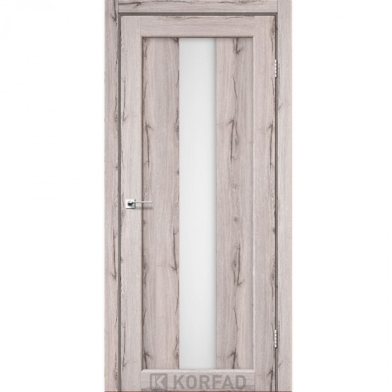 Дверь Porto PR-10 со стеклом сатин Дуб нордик