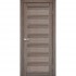 Двери Porto Deluxe PD-01 со стеклом бронза Арт бетон