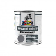 Грунтовка по металлу ГФ-021 серое железо ЗЕБРА 518 2.8 кг
