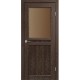Дверь Milano ML-03 со стеклом бронза Дуб марсала