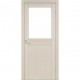 Дверь Milano ML-03 со стеклом сатин Белый перламутр