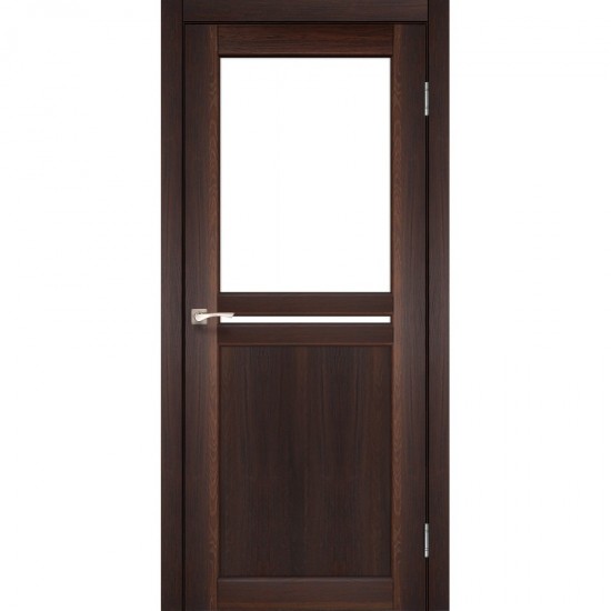 Дверь Milano ML-04 со стеклом сатин Орех