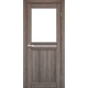 Дверь Milano ML-04 со стеклом сатин Дуб грей