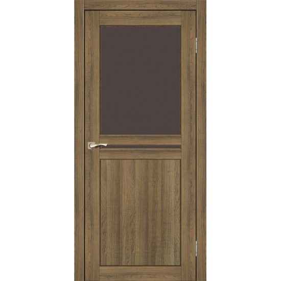 Дверь Milano ML-04 со стеклом сатин Дуб браш