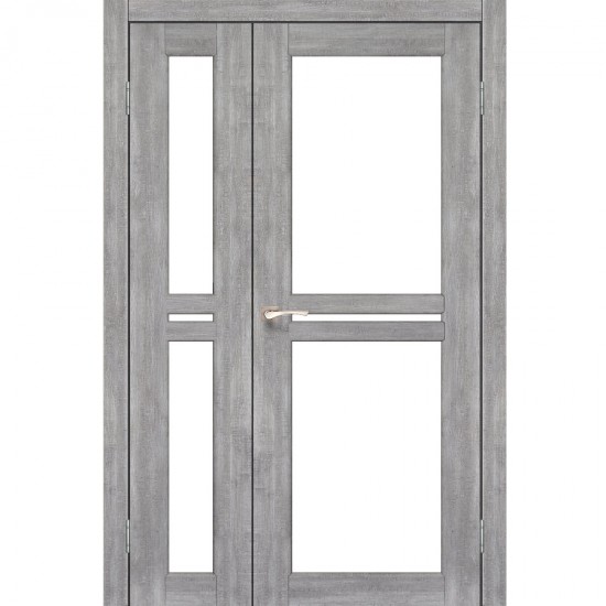 Дверь Milano ML-06 со стеклом сатин Дуб нордик