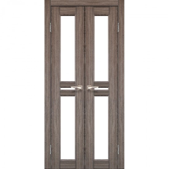 Дверь Milano ML-08 со стеклом сатин Дуб грей