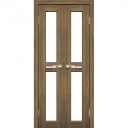 Дверь Milano ML-08 со стеклом сатин Дуб браш