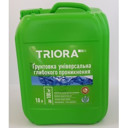 Акриловая грунтовка глубокого проникновения TRIORA 10 л