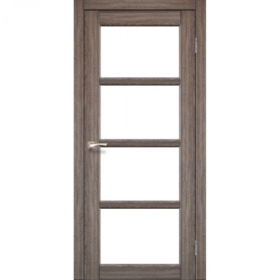 Дверь Aprica AP-02 со стеклом сатин Дуб грей