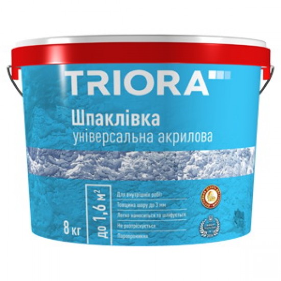 Шпатлевка универсальная акриловая TRIORA 1,5 кг
