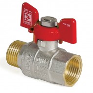 Кран шаровый 1/2 ВН KOER KR.218 красная бабочка KR0034