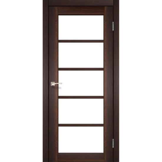 Дверь Vicenza VC-02 со стеклом сатин Орех
